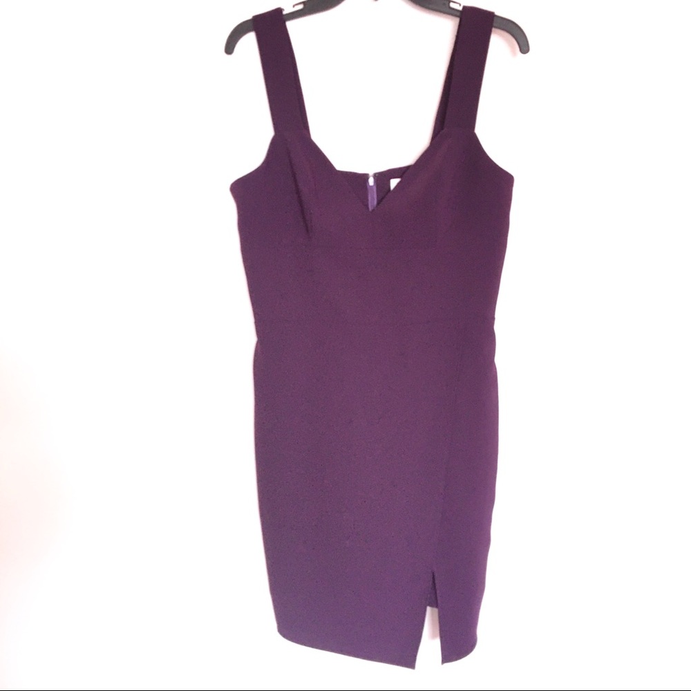 Amanda Uprichard Primrose Dress Black Cherry Size Large